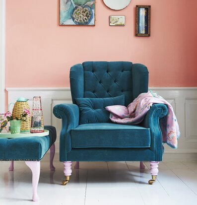 Mugg Latte Budgie Print från Rice i stilren sittplats