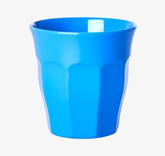 Små Muggar 6-pack - Flower Me Happy från Rice i blå färg