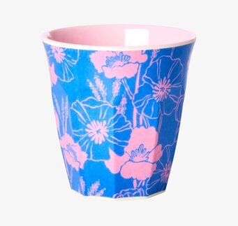 Små Muggar 6-pack - Flower Me Happy från Rice i melamin