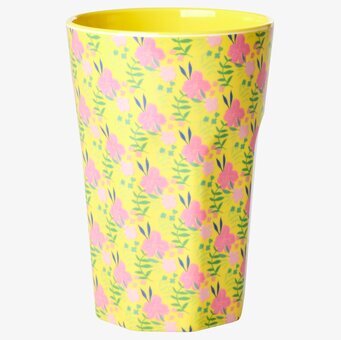 Mugg Latte Sunny Days Print från Rice med blommigt mönster