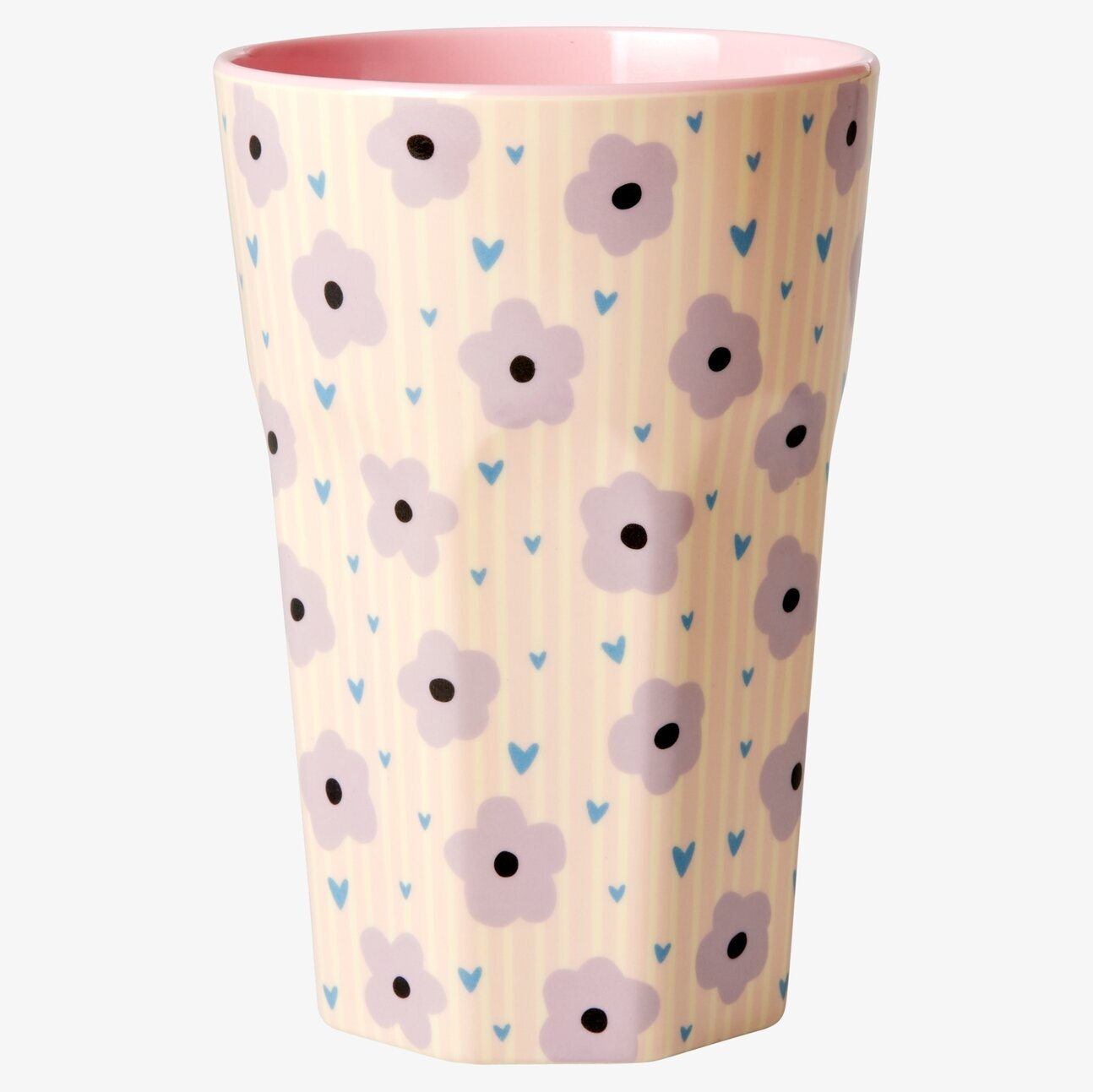 Mugg Latte Flowers Print från Rice med blomsterdesign
