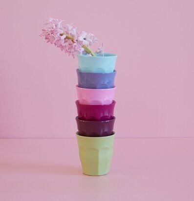 Muggar Medium 6-Pack - Viva La Vida från Rice, staplade