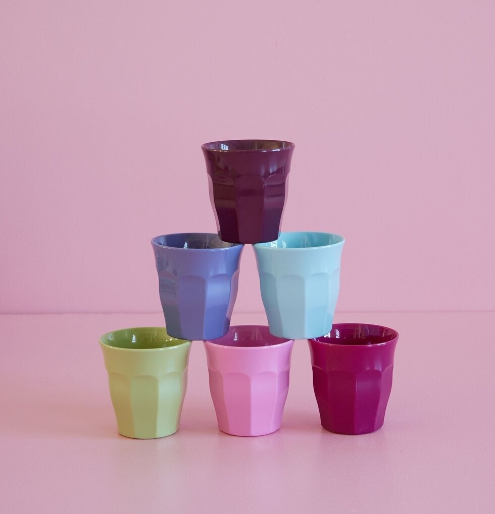 Små Muggar 6-Pack - Viva La Vida från Rice, färgglada muggar