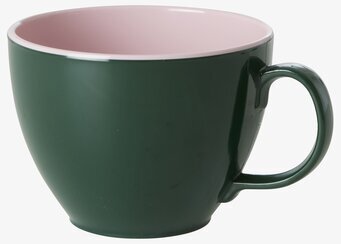 Melamin Jumbomugg Grön/Rosa Rice Melaminmuggar Lattemuggar i melamin Melaminkoppar
