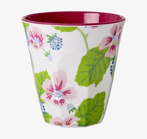 Mugg Blommor & Bär från Rice med blommor och bär-mönster