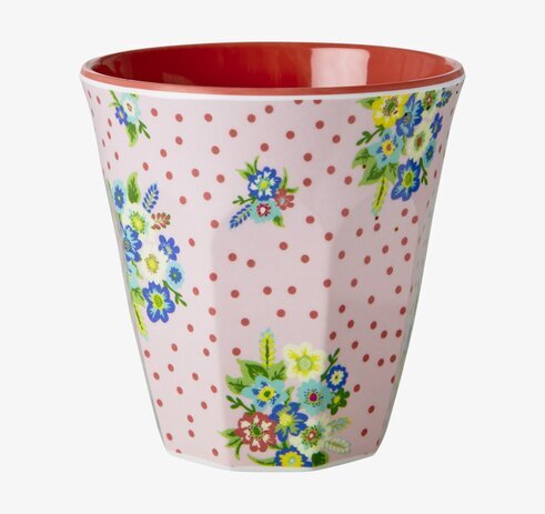 Mugg Vintage Blommor från Rice med färgglada blommotiv