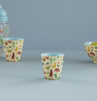Liten Mugg Sweet Jungle Print Dusty Blue från Rice