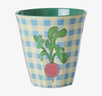 Melaminmugg Ravishing Radish Print från Rice med radismotiv