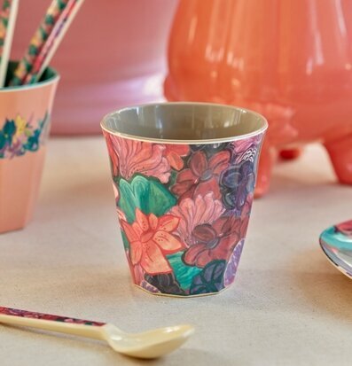 Melaminmugg Forest Flower Print från Rice med blommotiv