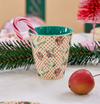 Melaminmugg Dove Print Rice Melaminmuggar Lattemuggar i melamin Melaminkoppar