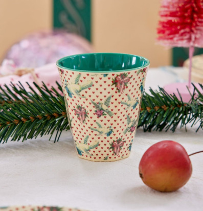 Melaminmugg Dove Print Rice Melaminmuggar Lattemuggar i melamin Melaminkoppar