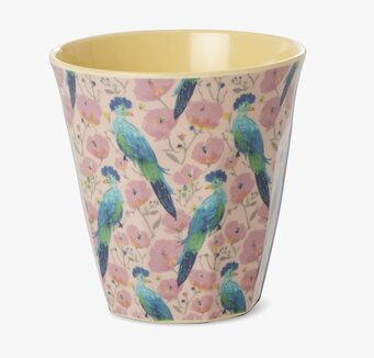 Melaminmugg Exotic Bird Print Rice Melaminmuggar Lattemuggar i melamin Melaminkoppar