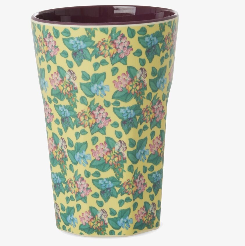 Mugg Latte Emma´s Print Rice Melaminmuggar Lattemuggar i melamin Melaminkoppar