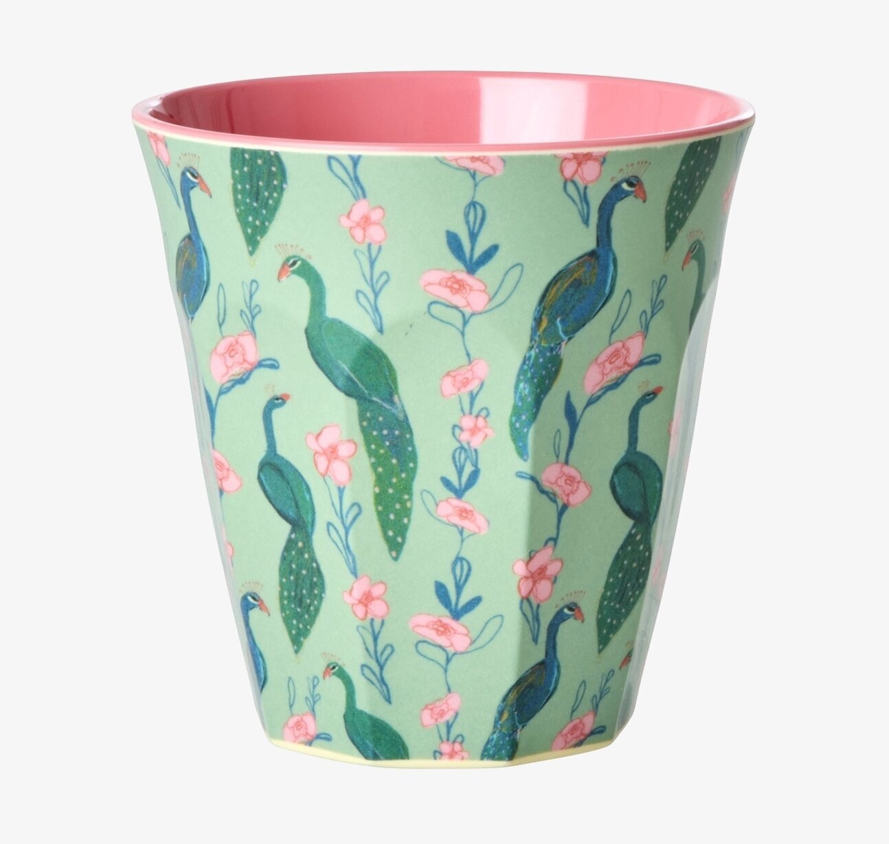 Muggar Medium 6-Pack All You Need Is Love Print Rice Melaminmuggar Lattemuggar i melamin Melaminkoppar