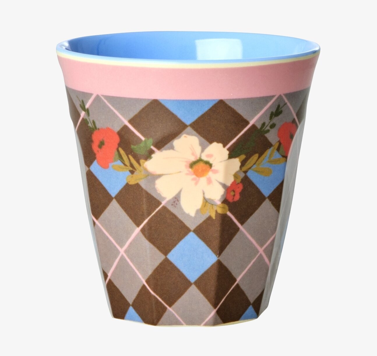 Melaminmugg Gorgeous Tile Print Rice Melaminmuggar Lattemuggar i melamin Melaminkoppar