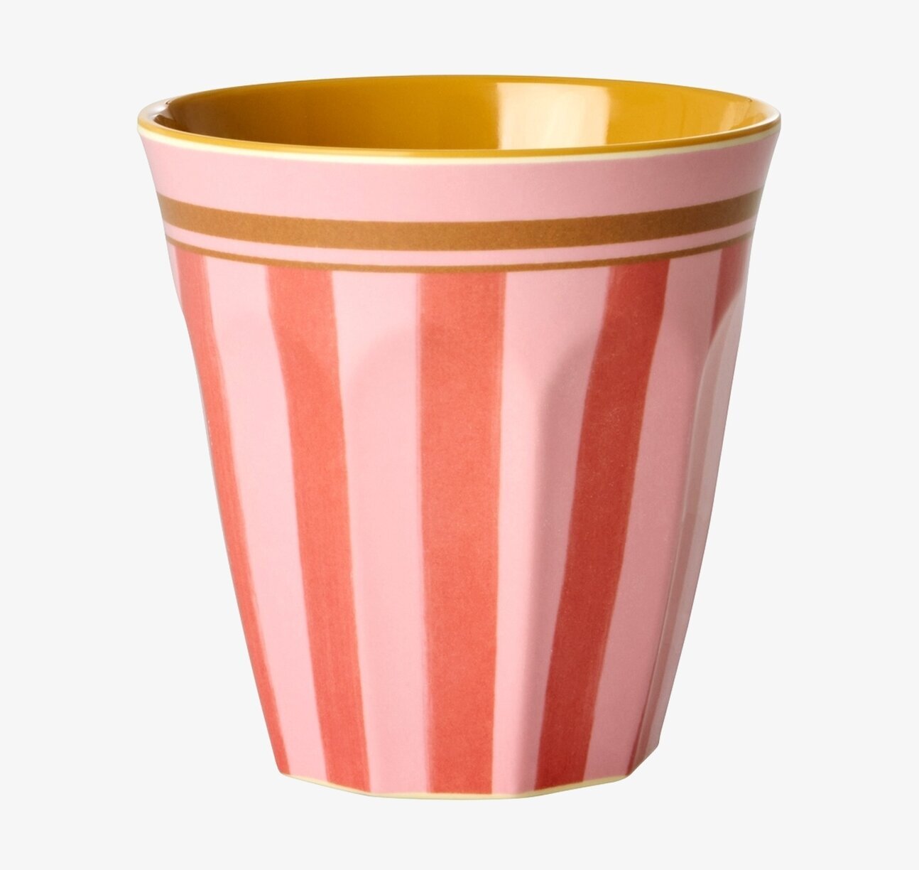 Melaminmugg Organic Stripes Print Rice Melaminmuggar Lattemuggar i melamin Melaminkoppar