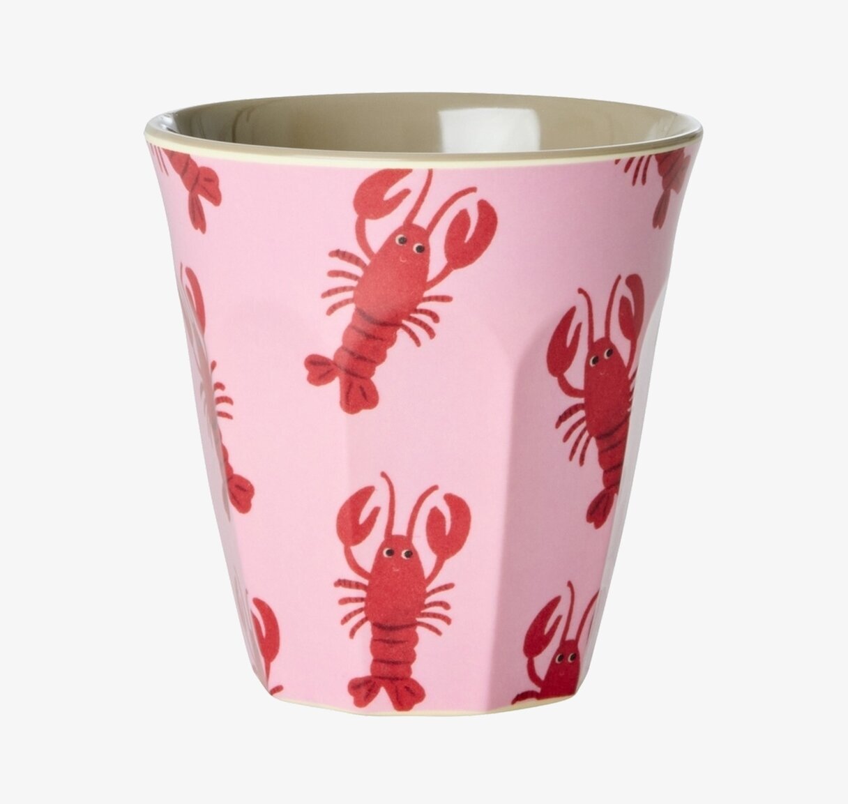 Små Muggar 6-pack Coral Ocean Prints Rice Melaminmuggar Lattemuggar i melamin Melaminkoppar