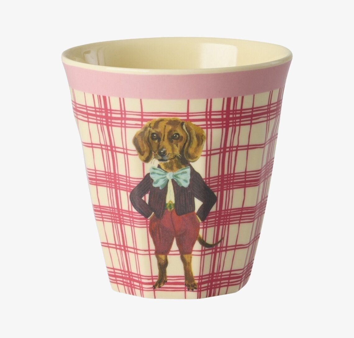 Barnmugg Tax - Nathalie L'ete Print Rice Melaminmuggar Lattemuggar i melamin Melaminkoppar