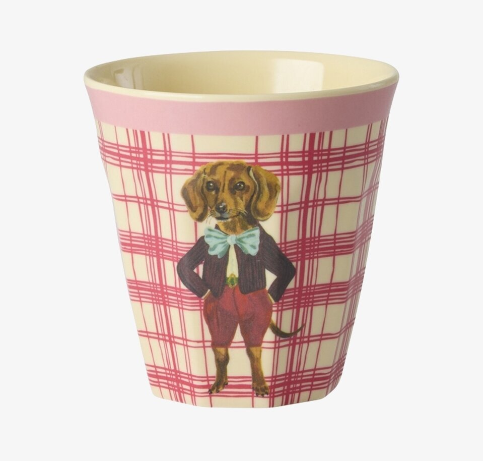 Barnmugg Tax - Nathalie L'ete Print Rice Melaminmuggar Lattemuggar i melamin Melaminkoppar