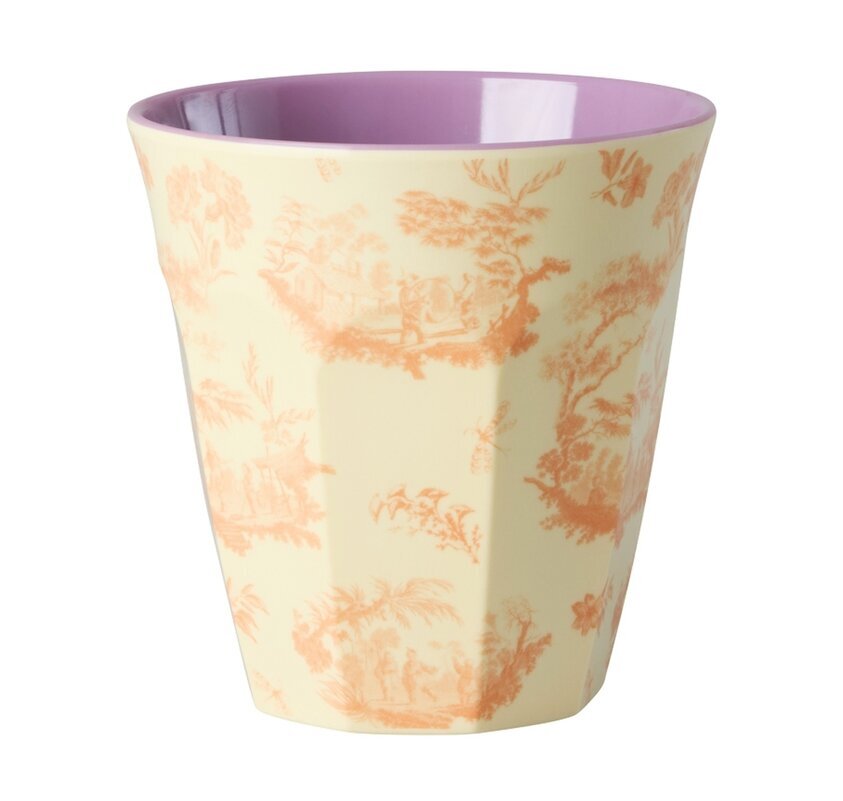 Melaminmugg Toile de rice Print Rice Melaminmuggar Lattemuggar i melamin Melaminkoppar