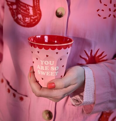 Melaminmugg Snobben - You Are So Sweet Rice Melaminmuggar Lattemuggar i melamin Melaminkoppar