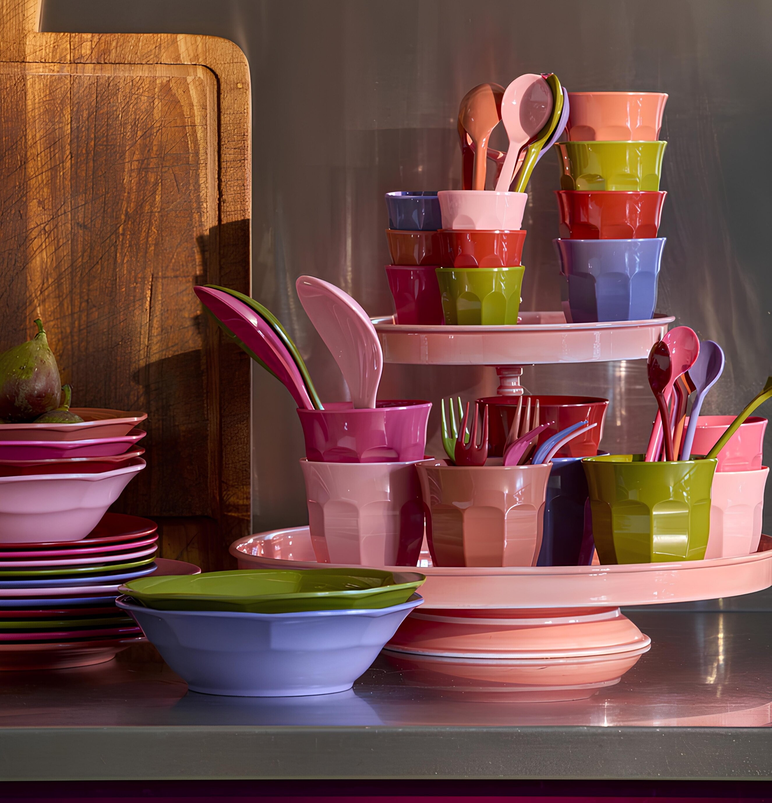 Muggar Melamin 6-pack Assietter 6-Pack Tallrikar Rice Melaminmuggar Lattemuggar i melamin Melaminkoppar Djupa tallrikar (ej skål)