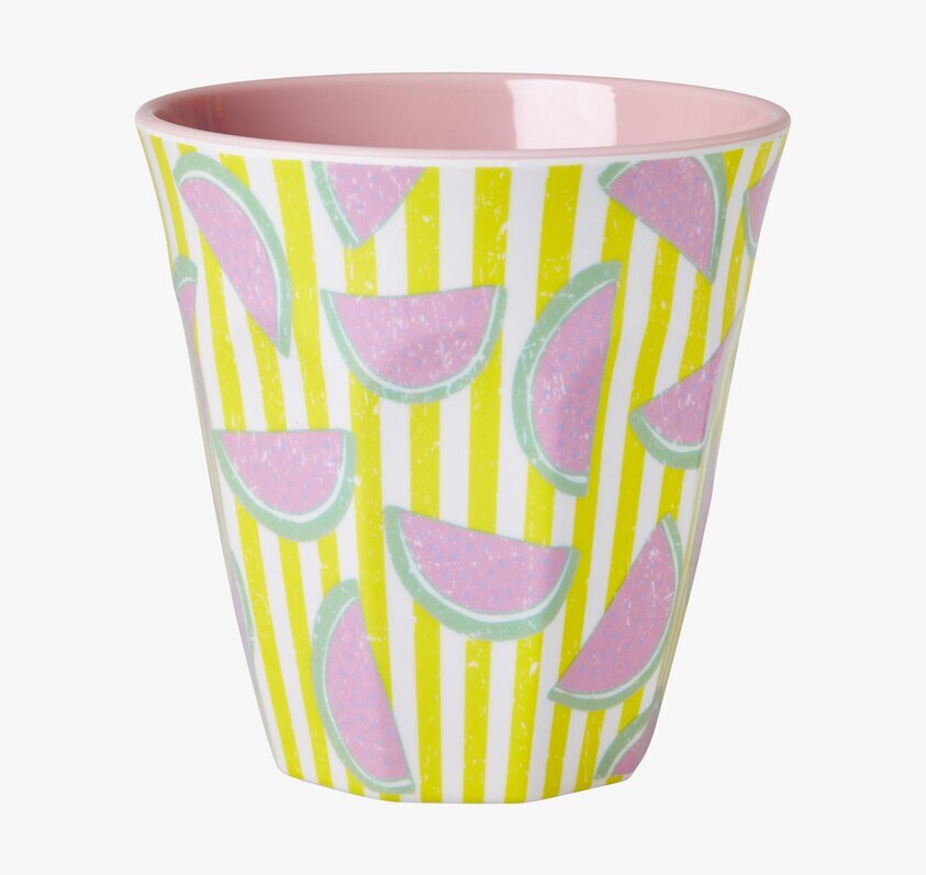 Mugg Watermelon Print från Rice med färgglad design