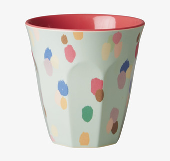 Mugg Dapper Dot Print från Rice med färgglada prickar