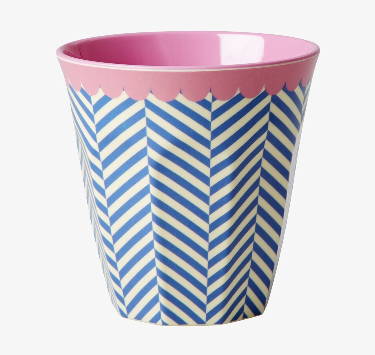 Mugg Sailor Stripe Print från Rice med blåvita ränder