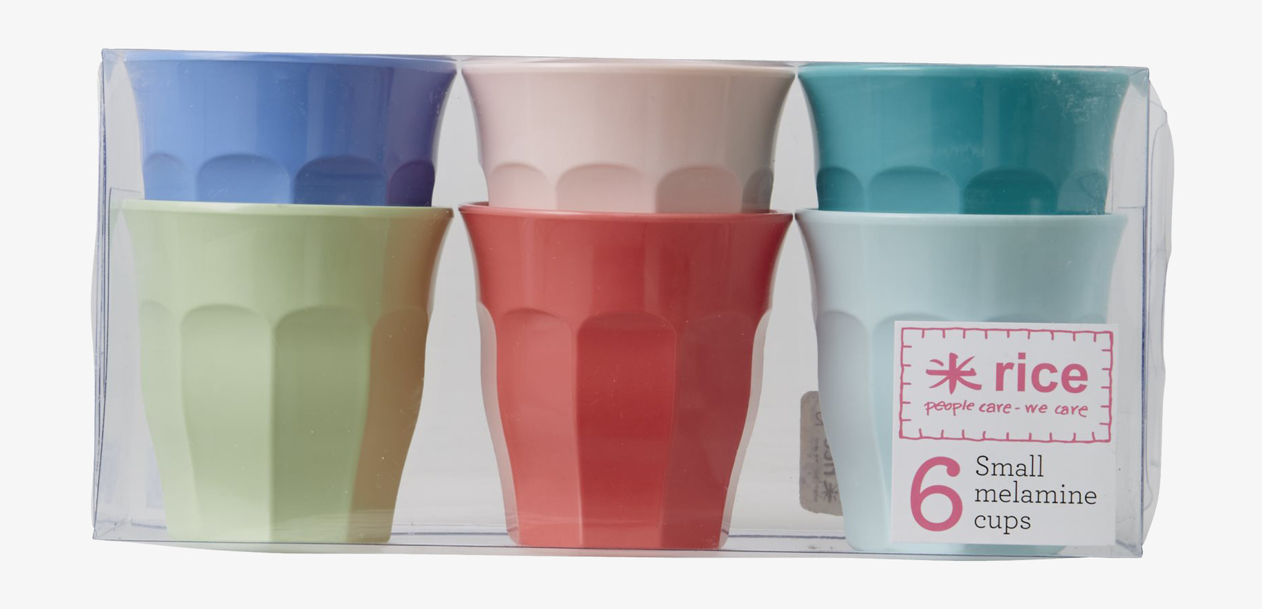 Rice Små muggar Stay Outstanding i färgglad förpackning
