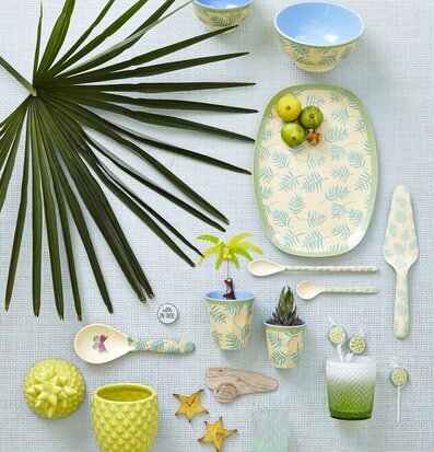 Mugg Palm Leaves Print från Rice med tropisk design