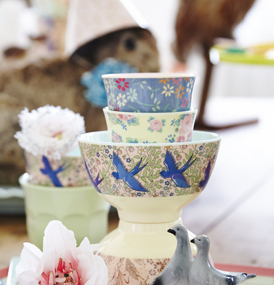 Mugg Dutch Rose Print från Rice i färgglada mönster