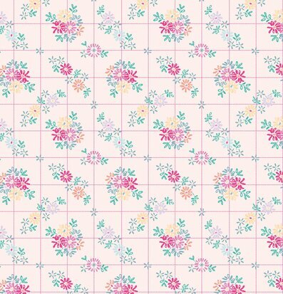 Mugg Embroidered Flower Print från Rice med blommönster