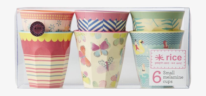 Små Muggar Go For The Fun Prints från Rice i sex färger