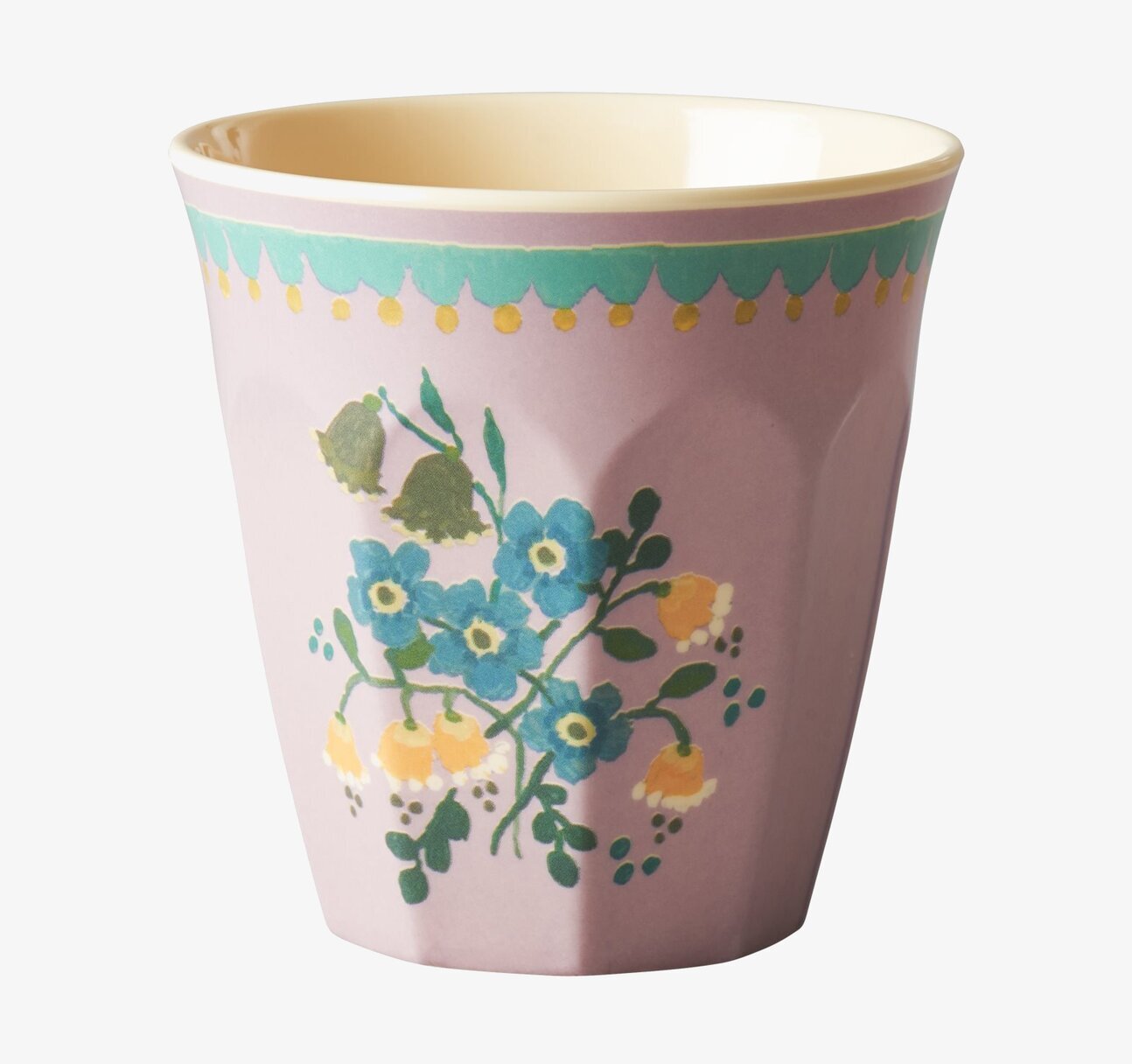 Mugg Dusty Lavender Flower Print från Rice med blommotiv