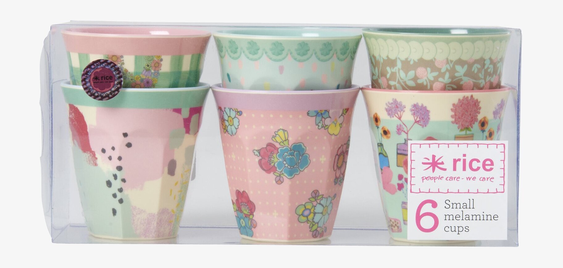 Små Muggar Extraordinary Prints från Rice i färgglada mönster