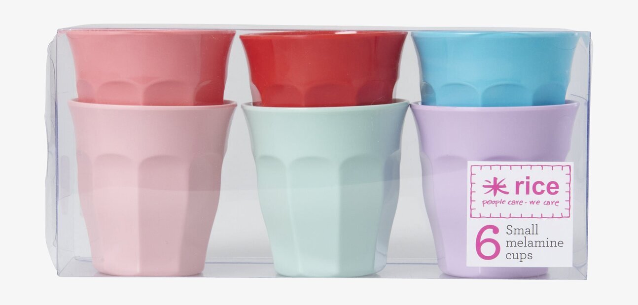 Små Muggar Extraordinary Colors från Rice i sex färger