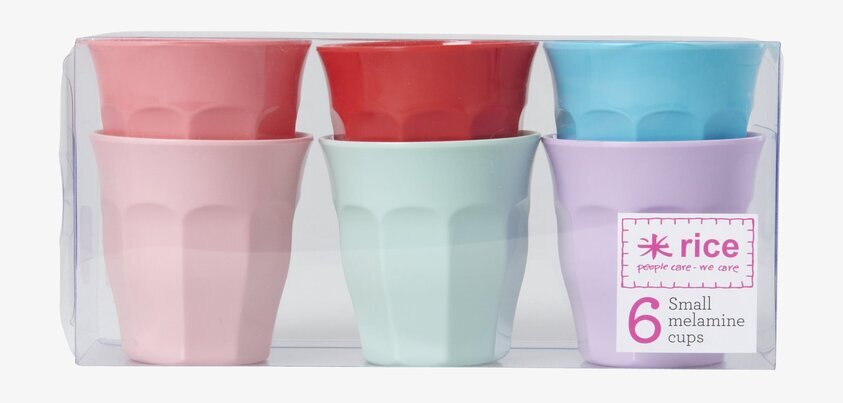 Små Muggar Extraordinary Colors från Rice i sex färger