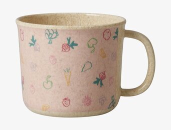 Baby Cup Cooking Print från Rice med färgglada mönster