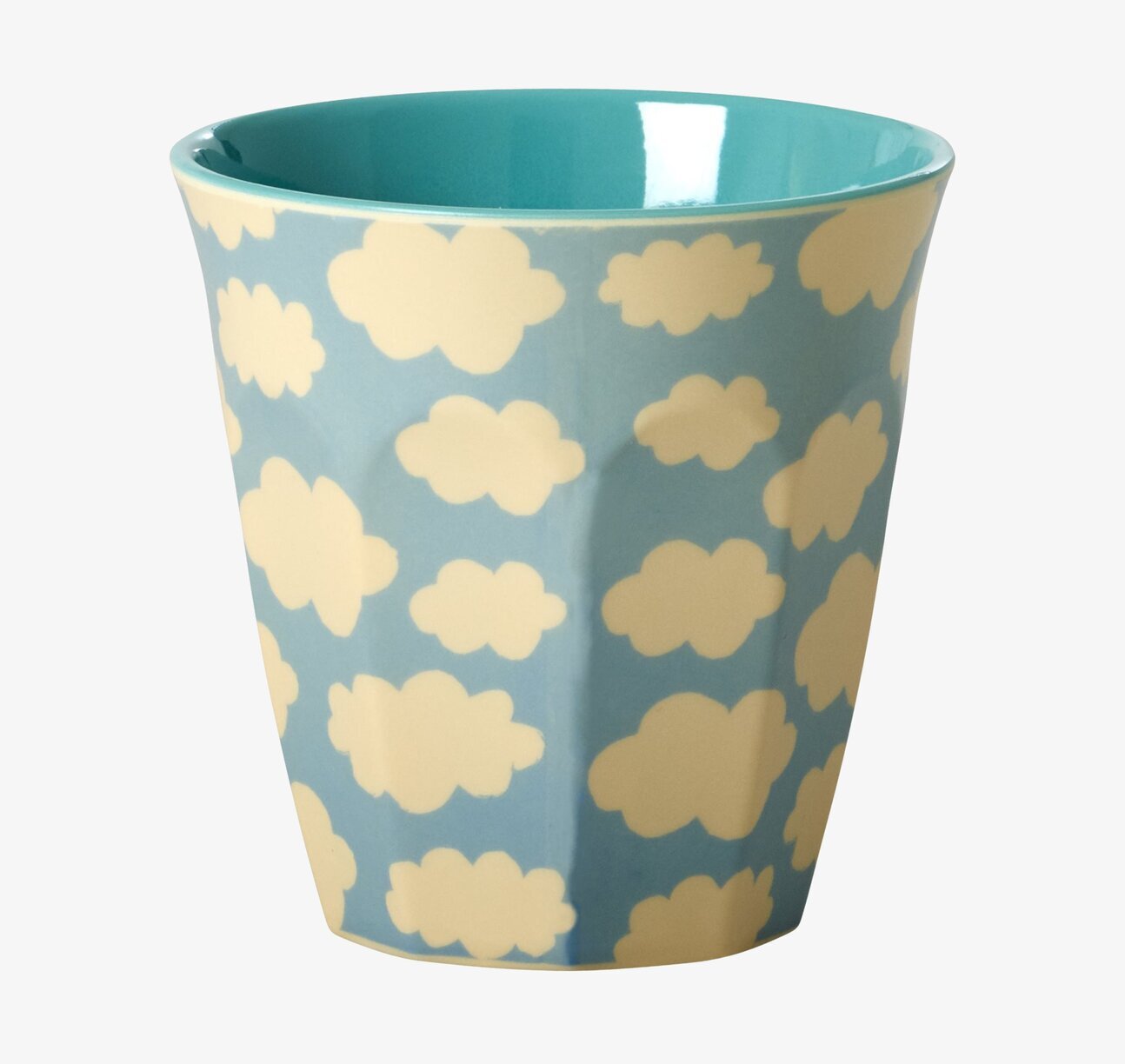 Mugg Cloud Print från Rice med blått och vitt molnmönster
