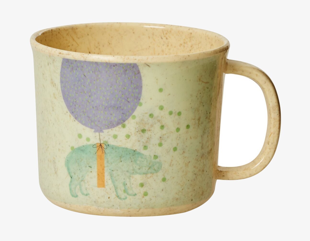 Baby Cup Animal Print från Rice med lekfullt djurmotiv