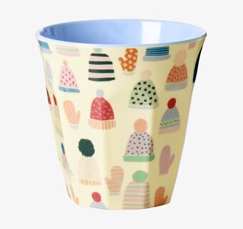 Mugg X-mas Mössor & Vantar från Rice med julmotiv