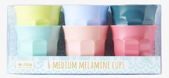 Muggar Medium Shine Colors från Rice i färgglad förpackning