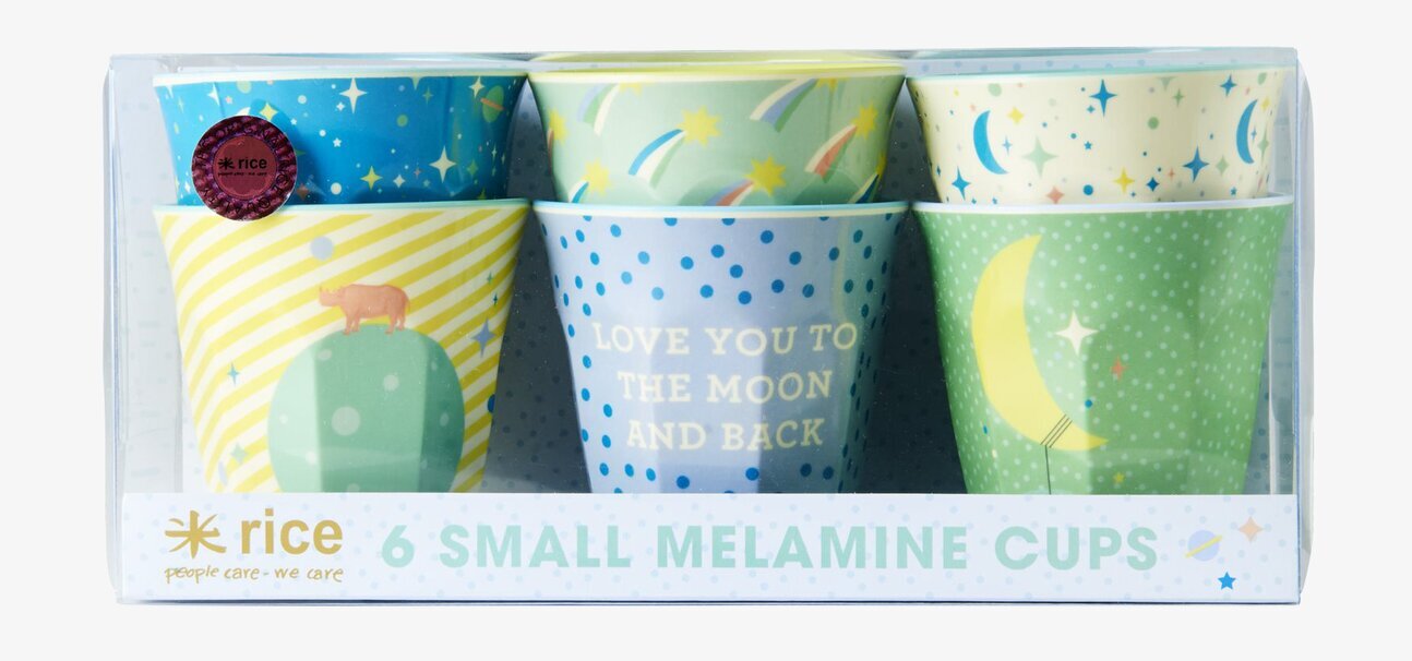 Muggar Boys Universe Print från Rice i färgglada mönster